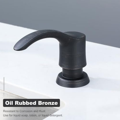 GAGALIFE Kitchen Sink Soap Dispenser (Oil-Rubbed Bronze), G080ORB-G - color: Oil-rubbed Bronze, size: with Hose