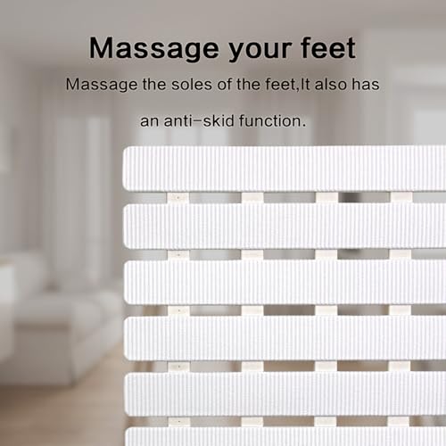 BEMISO Shower Mat Non Slip Bathtub Mat 27.5 x 15.7 Inch Bath Mat for Tub - color: White, size: 27.5 x 15.7 inches