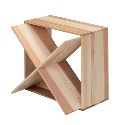 Y1LA 24 Bottle Wine Rack Holder Compact Cellar Cube Bar Storage Kitchen Decor Wood Display Home,Wine Storage Cube for Wood Crate in Natural (4, Natural-c)