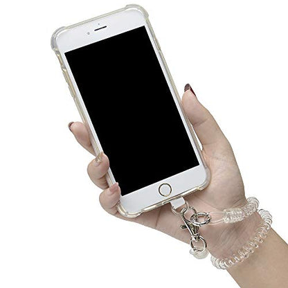Doormoon Phone Tether Anti Theft, Phone Lanyard With Heavy Duty Carabiner - color: Clear