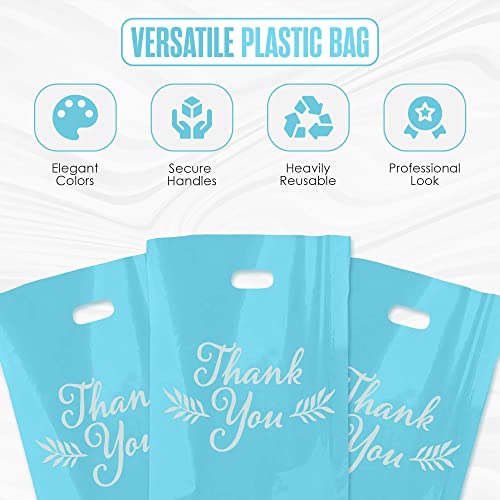 Thank You Bags, Merchandise Bags, Customers, Small Business, Blue, 16”x18” - color: Blue, size: 16" x 18"