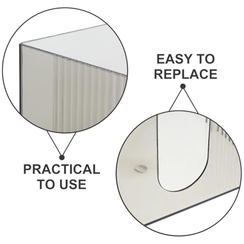 MAGICLULU Wall Mounted Tissue Box Hand Towel Dispenser for Bathroom Kitchen and Toilet Space Saving Tissue Storage Box for Multi-Fold Towels 7.48 X 4.72 X 3.54 in Grey