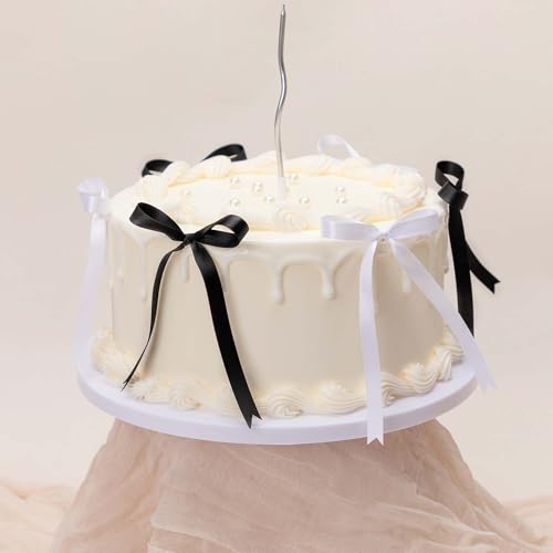 Keypan White Satin Ribbon, 3/8 Inch, 50 Yards - color: White, size: 3/8"