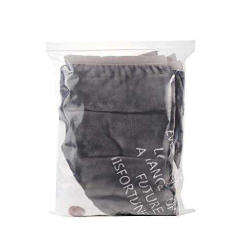 18" x 21" Large Thick 4 Mil Clear Zip Storage Bags Heavy-Duty Plastic Reclosable Zip Seal Poly Lock Bag Durable Zipper Bags - color: Transparent, size: 18" x 21"