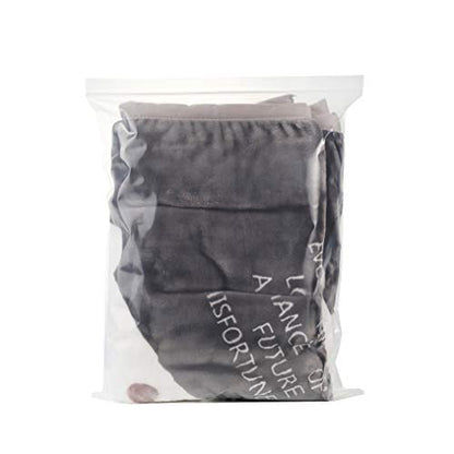 18" x 21" Large Thick 4 Mil Clear Zip Storage Bags Heavy-Duty Plastic Reclosable Zip Seal Poly Lock Bag Durable Zipper Bags - color: Transparent, size: 18" x 21"