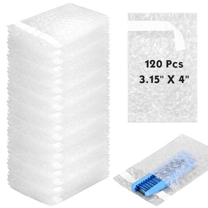 Perkoop Bubble Bags Double Bubble Pouches, 3.15 x 4 Inch, 120 Pcs - size: 3.15 x 4 Inch