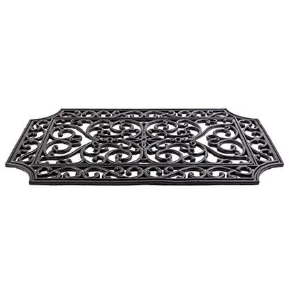 DII Rubber Doormats Collection All Weather, 18x30, French Quarter - color: French Quarter, size: 1'6" x 2'6" (Rectangular)