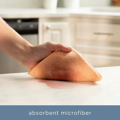 S&T INC. Microfiber Cleaning Cloth, 50 Pack, 11.5" x 11.5", Assorted Colors