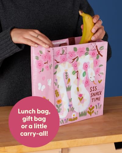 Blue Q Handy Tote Bag - Funny Reycled & Reusable Tote Bag - color: Sssnacks