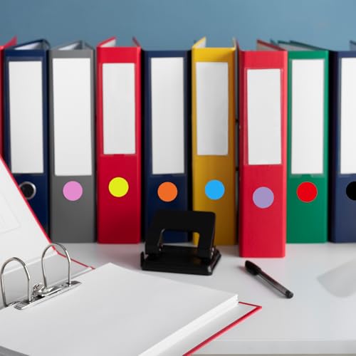 Dot Stickers,Pack of 2400 Round Color Coding Circle Dots Stickers Labels (3/4",Red) - color: Red, size: 0.75 inch-2 rolls