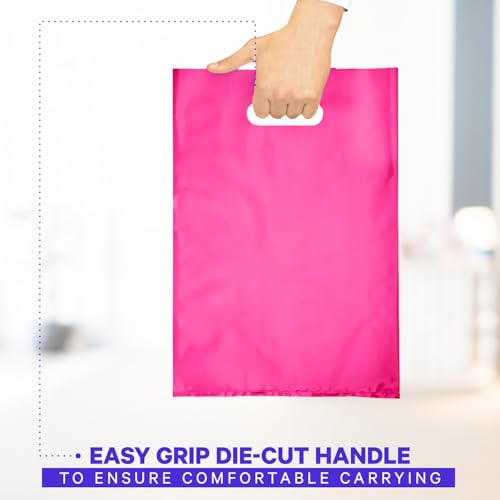 Infinite Pack Plastic Bag, Pink, 16" X 18", Pack of 500 - color: Pink, size: 16" X 18", PACK OF 500