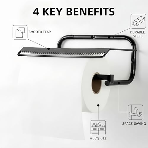 Jumbo Roll Shop Paper Towel Holder, Wiper Dispenser