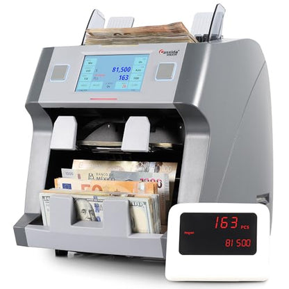 Cassida Money Bill Counter I Business Grade I 1,000 Notes/Min I 9900R V2 - size: X-Large (9900R-V2)