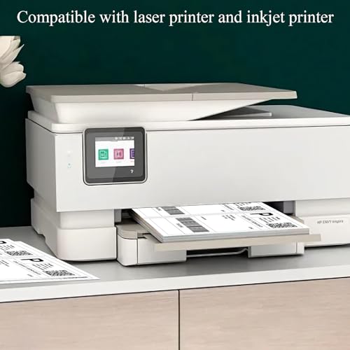 (1000 Sheets, 2000 Labels) Sticker Paper, 11" x 8.5" Half Sheet Shipping Address Labels, 2 Per Page Self Adhesive Mailing Label for Laser and Inkjet Printers - size: 8.5"x5.5"(2UP), style: 1000 Sheets
