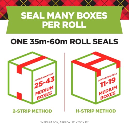 Scotch Sure Start Shipping Packaging Tape, 1.88" x 54.6 yd, Designed for Packing, Shipping and Mailing, Quiet Unwind, No Splitting or Tearing, 3" Core, Clear, 1 Roll (345) - size: 1 Roll