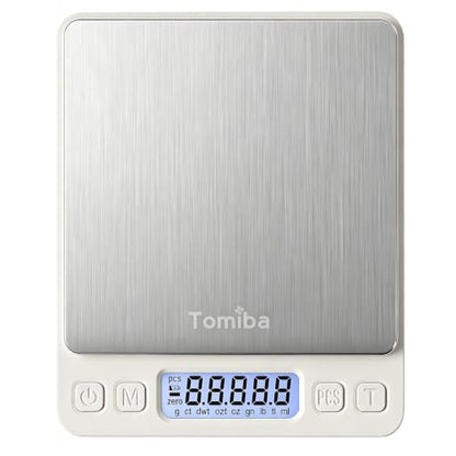 3000g Digital Touch Pocket Scale 0.01oz Resolution 2 AAA Batteries Included