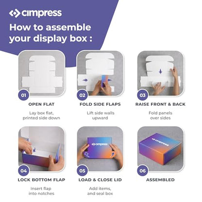 Personalized Mailer Box, Add Logo or Text, 9" x 6" x 4", 12 Pack, White Cardboard Gift Box, Medium Corrugated, Shipping Boxes for Small Business, Custom Packaging, Subscription Box - size: 9" x 6" x 4"