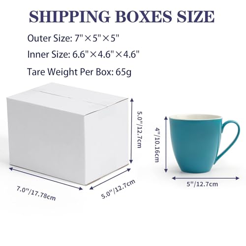 40 Pack Small Shipping Boxes 7x5x5 Inches - size: 7x5x5
