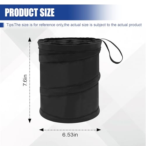 Collapsible Car Trash Can, Mini Portable Auto Garbage Bag, 2PCS - size: 2PCS