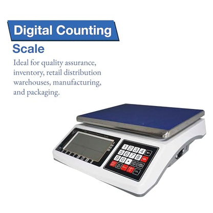 PEC Digital Counting Scale - Digital Inventory Scale for Packages and Mail - Weight Counting Scale for Coins and Small Parts - 6.6lbs - size: 6.6lbs Capacity