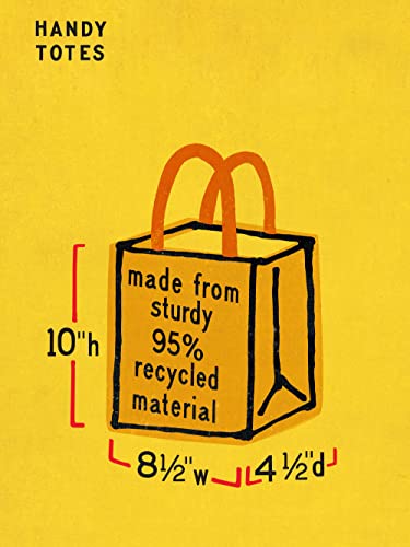 Blue Q Handy Tote Bag - Funny Reycled & Reusable Tote Bag - color: Hangry