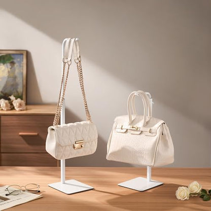 pickpiff 2-Pack Adjustable Table Banner Stands & Purse Holders, White - color: White, size: 2 Pack