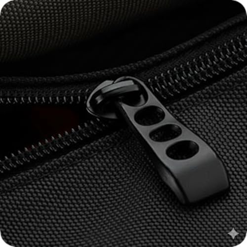 Ryker Heavy Duty Tool Roll Organizer w/Detachable Pouches, Gift for Men - color: B-Black