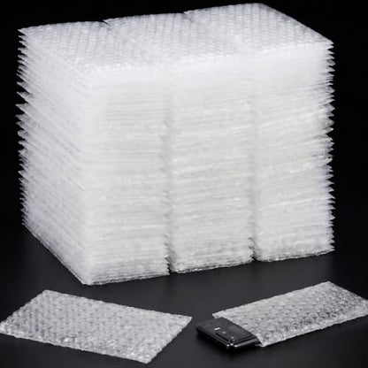 400Pcs Small Bubble Pouches Wrap, 4"x6" Clear Bubble Out Bag for Packing - size: 4"x6"-400P
