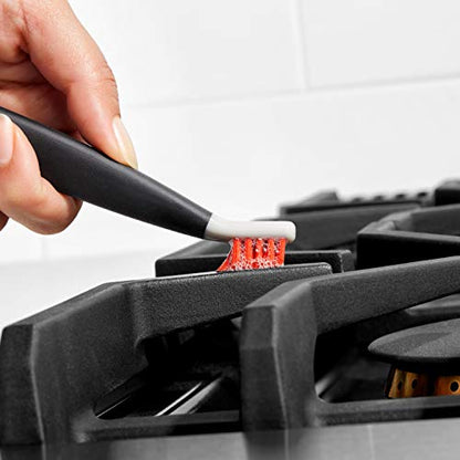 OXO Good Grips Deep Clean Brush Set, Orange, Blue - color: Orange