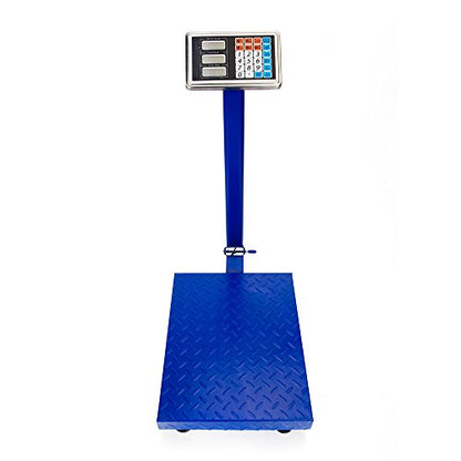 Digital Platform Scale 300KG/660lb Heavy Duty Floor Scale KG/LB Switchable Postal Shipping Scale for Weighing Packages, Boxes, Digital Scale Floor Platform Scale for Weighing Luggage Package Shipping