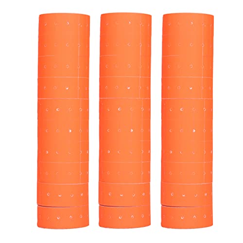 Pricing Labels, 30 Rolls 15000 Price Gun Labels for Mx-5500 M5500 White Price Marker Stickers Label Paper Tag Labels 21x12mm(Red) - color: Red