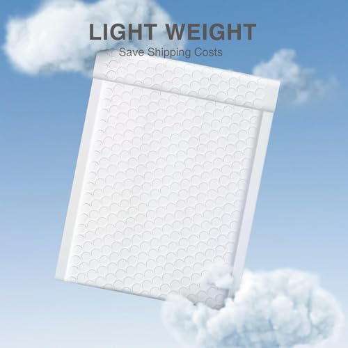 Metronic 1000 Pack Bubble Mailer 6x10 Inch White,Usable Size 6x9" Waterproof Padded Envelopes,Self-Seal Modern Bubble Mailers Cushioning for Shipping,Jewelry Makeup Supplies, Packaging Bulk - color: White, size: 6x10" 1000 pc