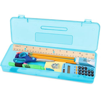 Enday Pencil Box Blue, Storage Organizer Utility Box - color: Blue