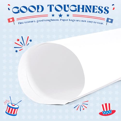 MESHA 1000Pcs White Paper Bags with Handles 5.25x3.75x8 Small Gift Bag Bulk - color: White 5.25x3.75x8 Inch, size: 1 Count (Pack of 1000)