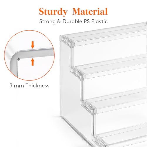 Lifewit Perfume Organizer, Cologne Stand Tool-Free Assembly, 9", 2 Pcs - color: Clear, size: 9 Inch,2 Pcs