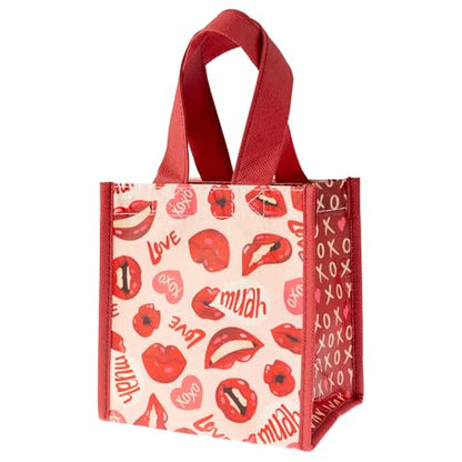 Karma Small Reusable Gift Bags, Tote Bag and Gift Bag with Handles, Perfect for Birthday Gifts and Party Bags RPET 1 Dog - color: Xoxo