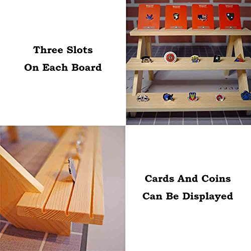 Display Riser, Earring Display Stands,Organizer For Vendor(3tier) - color: Log-3tier