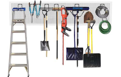 KINOMI 24 Pack Pegboard Hooks Heavy Duty Pegboard Drill Holder Power Tool Holder, Value Set, Large Pegboard Accessories and Hooks for Tools, Power Drills, Art and Craft Supplies etc