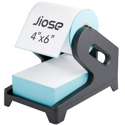 Jiose 4x6 Label Holder - Work with Desktop Thermal Printer (Black)