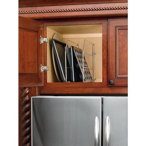 Rev-A-Shelf 12" Bakeware and Tray Divider for Wall/Base Cabinets, 2 Pack - size: 2 Pack, 12" H
