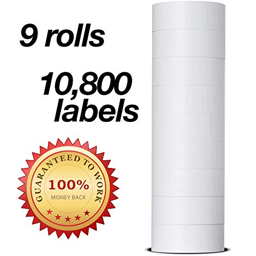 Compatible Labels for Garvey 2212-22mm x 12mm - 10,800 Labels - Pack with 9 Rolls - Labels for Us
