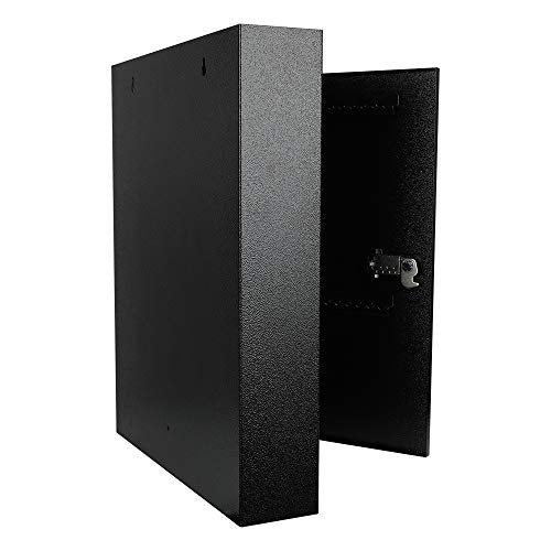 KYODOLED Key Box, Wall Mount 100 Key Cabinet, Combination Lock, Black - color: Black-05