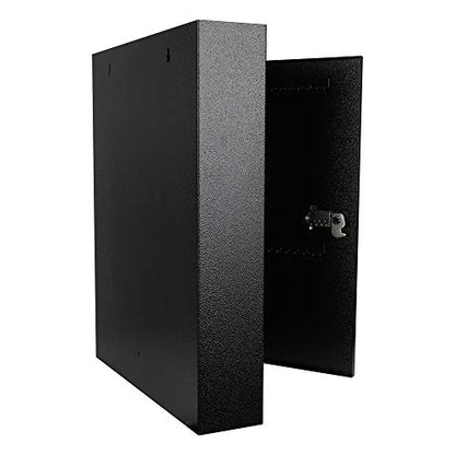 KYODOLED Key Box, Wall Mount 100 Key Cabinet, Combination Lock, Black - color: Black-05