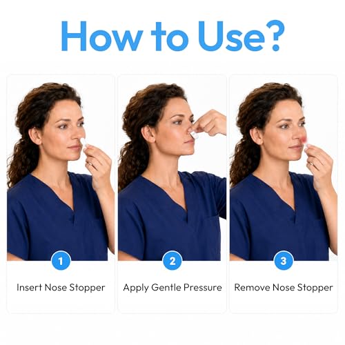 Nose Bleed Stopper, Nosebleed Plugs for First Aid, Kids & Seniors