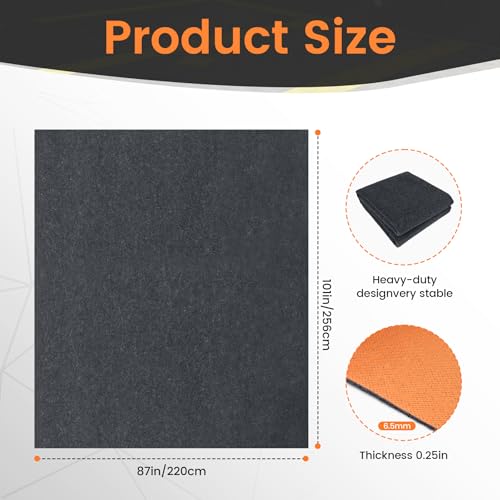 Garage Floor Mat, 7' 2" x 8' 4", Premium Absorbent Oil Pad - size: 7' 2" x 8' 4"