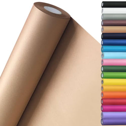 SMART&CASUAL 15" x 900" (75') Kraft Paper Roll for Art Craft Supplies Gift Wrapping Moving Packing Painting Drawing Paint Easel Poster Chart Paper (Brown, 15" W x 900" L (75')) - color: Brown, size: 15"W x 900"L ( 75' )