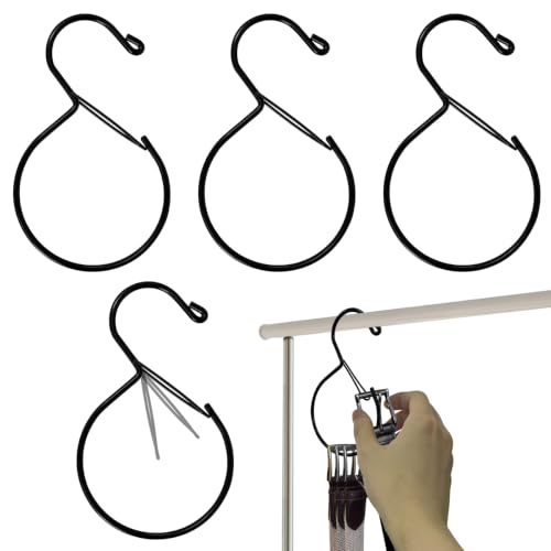 4Pack Belt Hanger Closet Organizer for Belts,Ties,Scarves Storage Accessory
