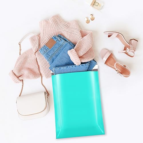 Fuxury Large Poly Mailers 14.5x19" 200Pcs,Shipping Bags for Clothing,Teal - color: Teal, size: 14.5x19" 200 pcs