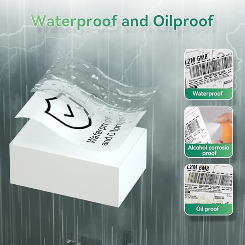 iDPRT Shipping Labels - 4x6 Thermal Direct Address Labels, Fan-Fold, Strong Adhesive, 500 per Stack, Compatible with JADENS,MUNBYN,Nelko,Phomemo,KNAON,iDPRT Thermal Label Printers