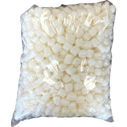 Bubblefast! Brand FunPak MiniPack Plant Based Biodegradable Packing Peanuts, 0.60 cu ft Bag, Compostable (Puffy Clouds) - style: Puffy Clouds